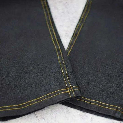 Urban Glam Black Sequin Plaid Skinny Jeans - Chic Street Style