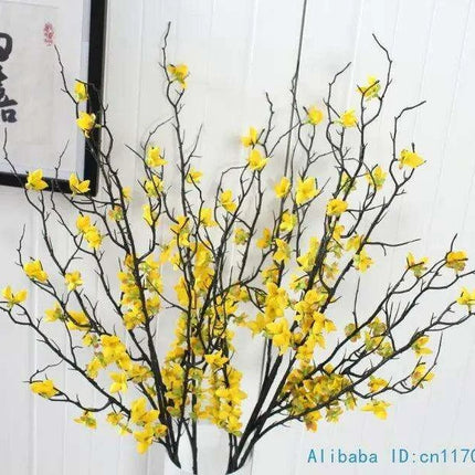 Stunning 90 cm Faux Winter Jasmine Branch for Elegant Home Decor