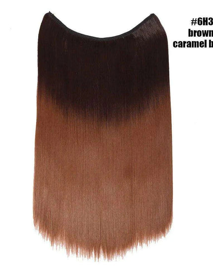 Glamorous Transformation: Discover the Magic of Invisible Wire Hair Extensions