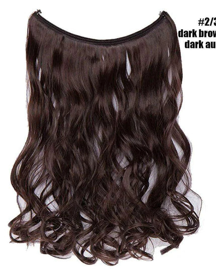 Glamorous Transformation: Discover the Magic of Invisible Wire Hair Extensions