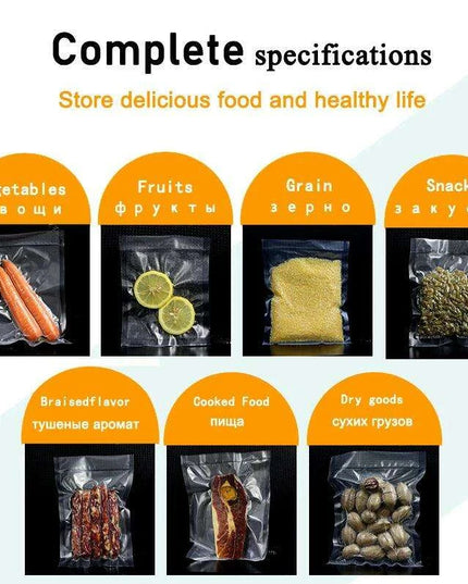 5-Pack Premium Sous Vide Vacuum Sealer Rolls - Customizable Lengths for All Sealers