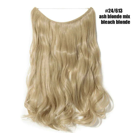 Glamorous Transformation: Discover the Magic of Invisible Wire Hair Extensions