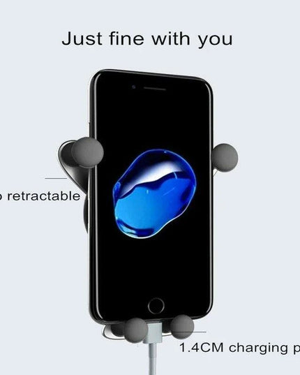 Gravity-Driven Hands-Free Car Phone Holder: Your Essential Roadside Companion