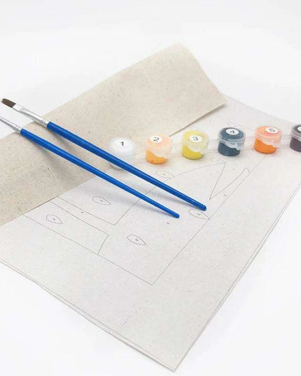 Imagination Journey Paint-By-Numbers Landscape Kit for Kids - Fun DIY Art Set