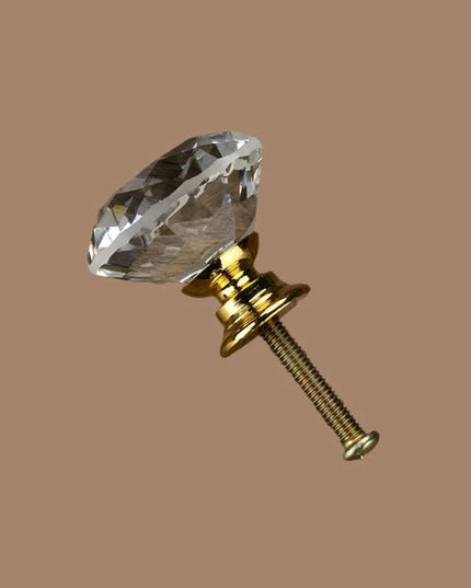 Glamorous Rainbow Crystal Glass Cabinet Knobs for Elegant Home Styling