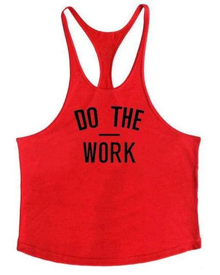 Men's Y-Back Sleeveless Muscle Tank - Performance Fitness Stringer Vest for Bodybuilding