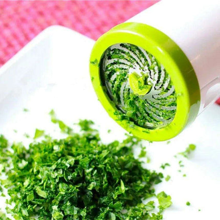 Stainless Steel Manual Herb Grinder and Vegetable Chopper Set
