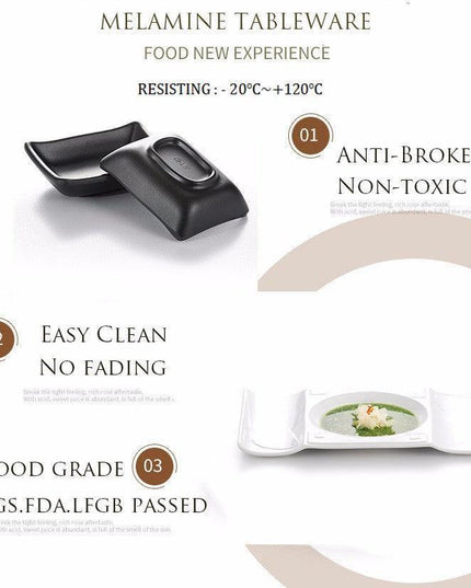 Stylish Melamine Ramen and Salad Bowl Set for Elevated Dining Experiences