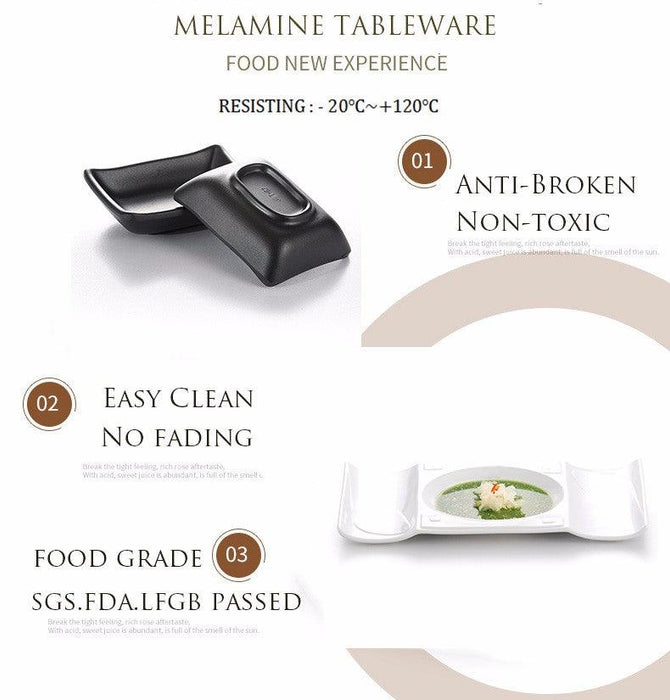 Premium Plastic Melamine Ramen Noodle Soup and Salad Bowl Set - Elevate Your Table Setting