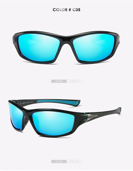 Vintage Polarized Sunglasses for Men with UV Protection and Anti-Reflective Mirror Lenses