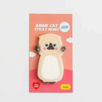 Cute Cat-Themed Sticky Memo Pad