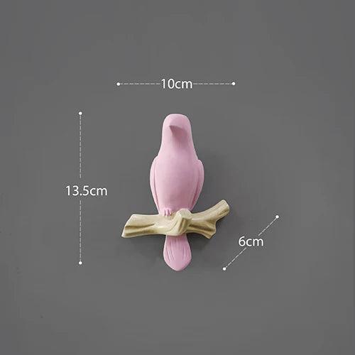 Chic Bird-Inspired Resin Wall Hook: A Blend of Style and Functionality