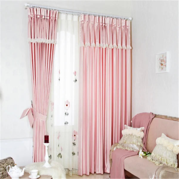 Romantic Pink Curtains for Girls & Children's Rooms