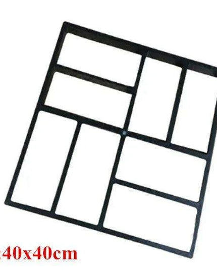 DIY Garden Pathway Mold for Paving Stones - Create Custom Walkways with Manually Crafted Concrete Slabs