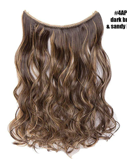 Glamorous Transformation: Discover the Magic of Invisible Wire Hair Extensions