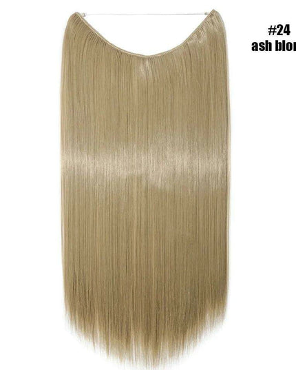 Glamorous Transformation: Discover the Magic of Invisible Wire Hair Extensions