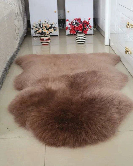 Luxurious 100% Genuine Sheepskin Area Rug for a Cozy and Elegant Home