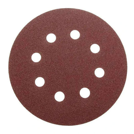 125mm Premium Sanding Discs Set - 100 Assorted Grits with 8-Hole Design for Polishing and Buffing