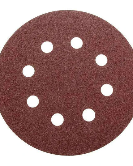 125mm Premium Sanding Discs Set - 100 Assorted Grits with 8-Hole Design for Polishing and Buffing