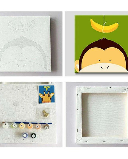 Imagination Journey Paint-By-Numbers Landscape Kit for Kids - Fun DIY Art Set