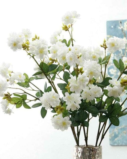 Sakura Silk Blossom Branch - Elegant Artificial Floral Arrangement for Home & Events