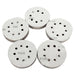 100pcs 125mm Sanding Discs Assorted Grits | 8 Hole Sander Polishing Pads
