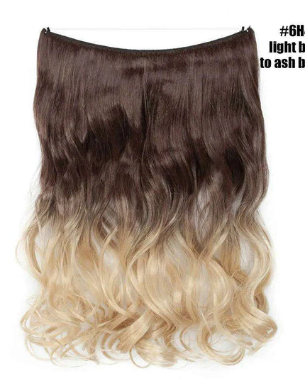 Glamorous Transformation: Discover the Magic of Invisible Wire Hair Extensions