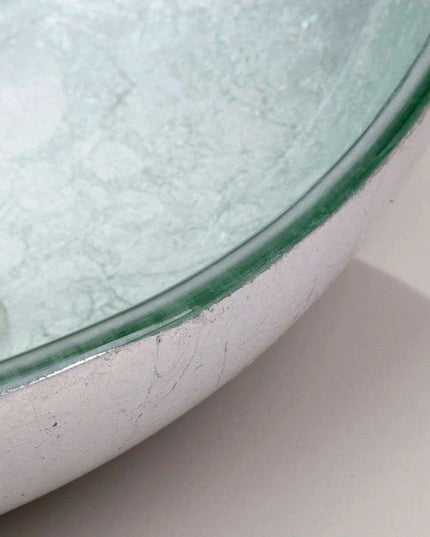 Elegant European Inspired Oval Glass Sink Set for Modern Bathrooms