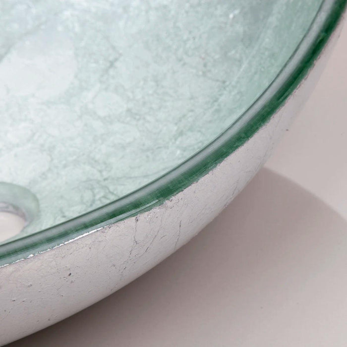 Elegant European Inspired Oval Glass Sink Set for Modern Bathrooms