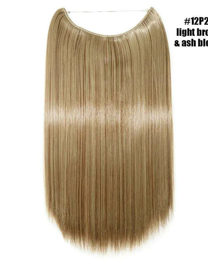 Glamorous Transformation: Discover the Magic of Invisible Wire Hair Extensions