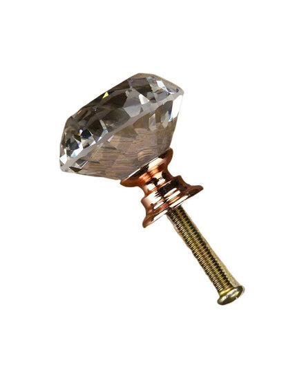 Glamorous Rainbow Crystal Glass Cabinet Knobs for Elegant Home Styling