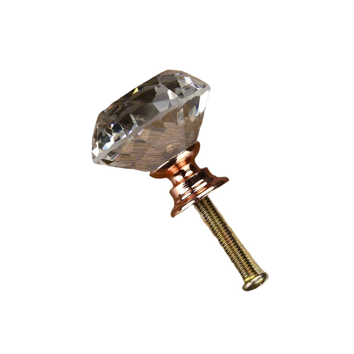 Glamorous Rainbow Crystal Glass Cabinet Knobs for Elegant Home Styling