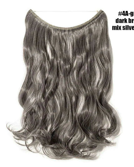 Glamorous Transformation: Discover the Magic of Invisible Wire Hair Extensions