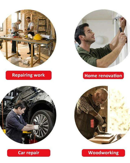 Magnetic Tool Organizer Set with Wristband and Storage Bag for DIY and Electrical Work