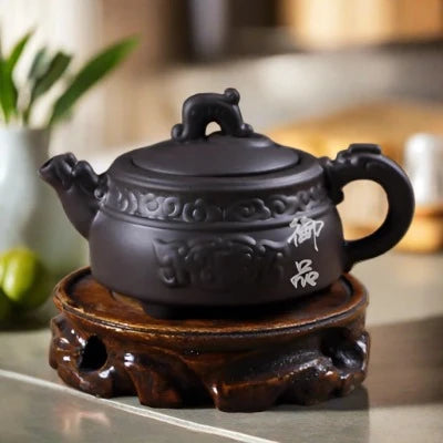 Purple Clay Yi Xing Tea Pot Set - Exquisite Ore Collection with 24 Style Options