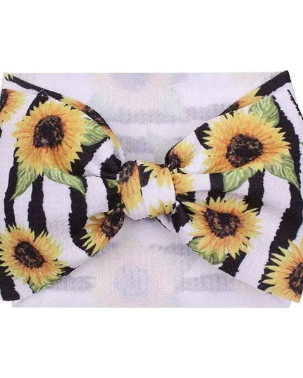 YANJIE 2023 Customizable Large Hair Bow Headband Set for Kids