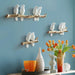 Elegant Resin Bird Wall Hook: Stylish Home Organizer