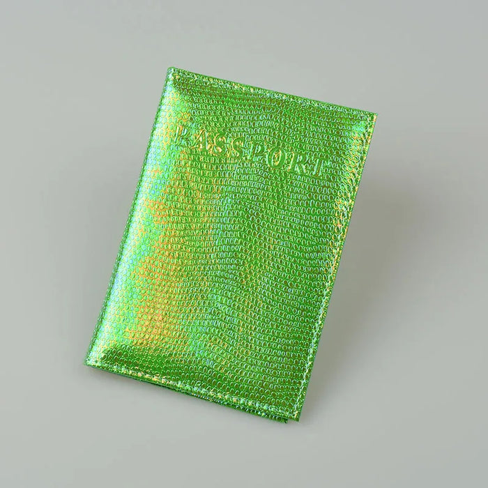 Chic Pu Leather Passport Holder - Stylish Travel Card and Ticket Organizer