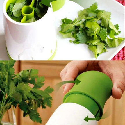 Stainless Steel Manual Herb Grinder and Vegetable Chopper Set