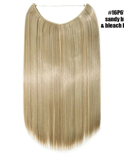 Glamorous Transformation: Discover the Magic of Invisible Wire Hair Extensions