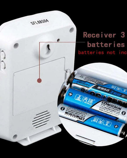 Waterproof Wireless Doorbell System with 200M Range, Customizable Volume, and 36 Melodies