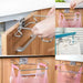 Cabinet Door Hanging Trash Bag Organizer for Kitchen