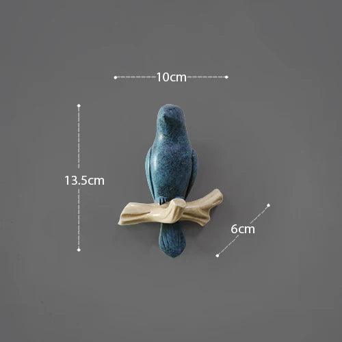 Chic Bird-Inspired Resin Wall Hook: A Blend of Style and Functionality
