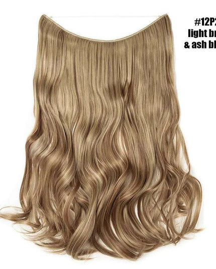 Glamorous Transformation: Discover the Magic of Invisible Wire Hair Extensions