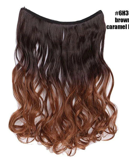 Glamorous Transformation: Discover the Magic of Invisible Wire Hair Extensions