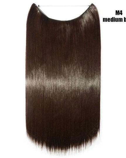 Glamorous Transformation: Discover the Magic of Invisible Wire Hair Extensions