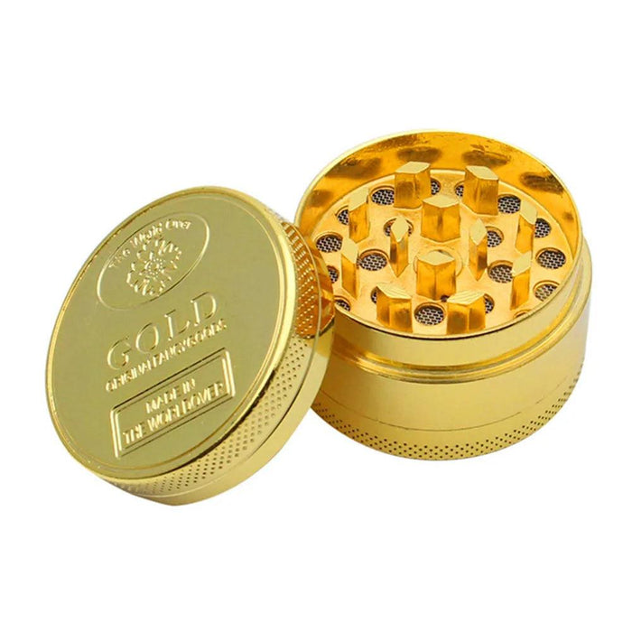 Deluxe Alloy Metal Herb and Spice Grinder for Ultimate Flavor Extraction