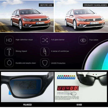 Classic Elegance Men's Polarized Sunglasses - Unmatched Clarity and Style