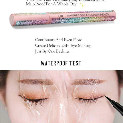 Sleek Noir Waterproof Eyeliner - Effortless Sophistication for All-Day Glamour