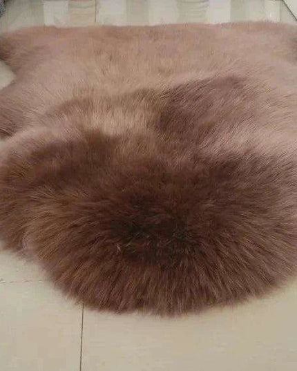 Luxurious 100% Genuine Sheepskin Area Rug for a Cozy and Elegant Home